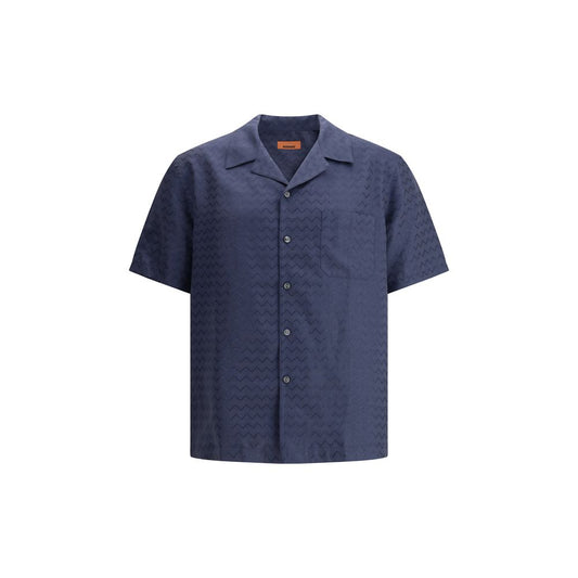 Missoni Bowling Shirt with shiny ZigZag pattern Missoni