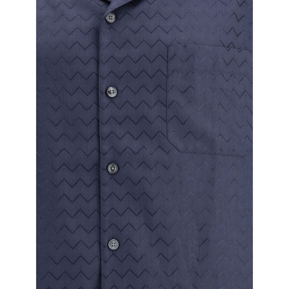 Missoni Bowling Shirt with shiny ZigZag pattern Missoni