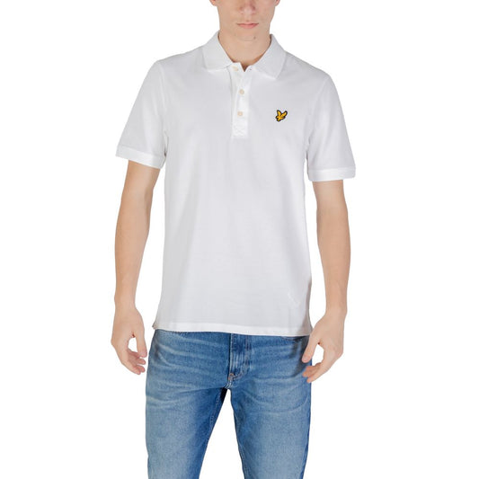 Lyle & Scott White Cotton Polo Shirt Lyle & Scott