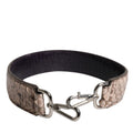 Dolce & Gabbana Black Cream Exotic Leather Bag Shoulder Strap