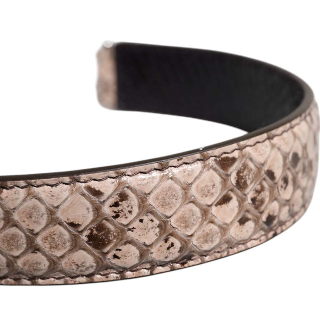 Dolce & Gabbana Black Cream Exotic Leather Bag Shoulder Strap
