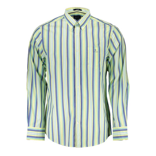 Gant Yellow Cotton Men Shirt Gant
