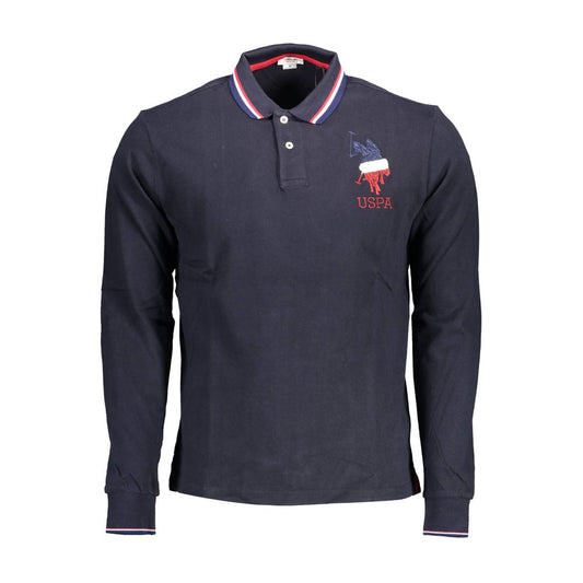 U.S. POLO ASSN. Blue Cotton Men's Polo Shirt U.S. POLO ASSN.