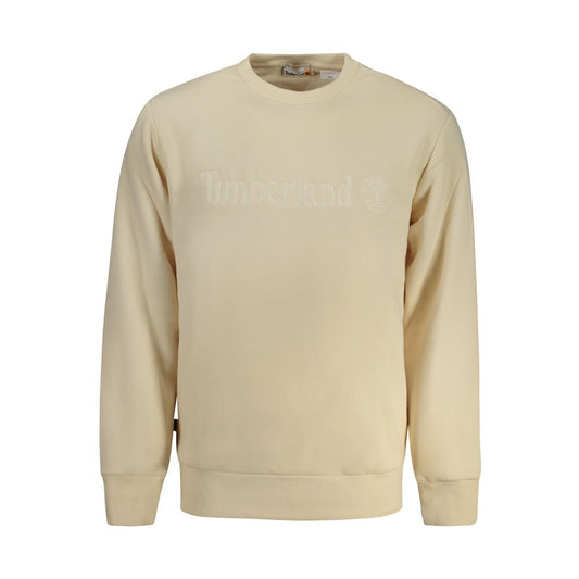 Timberland Beige Cotton Men Sweater Timberland