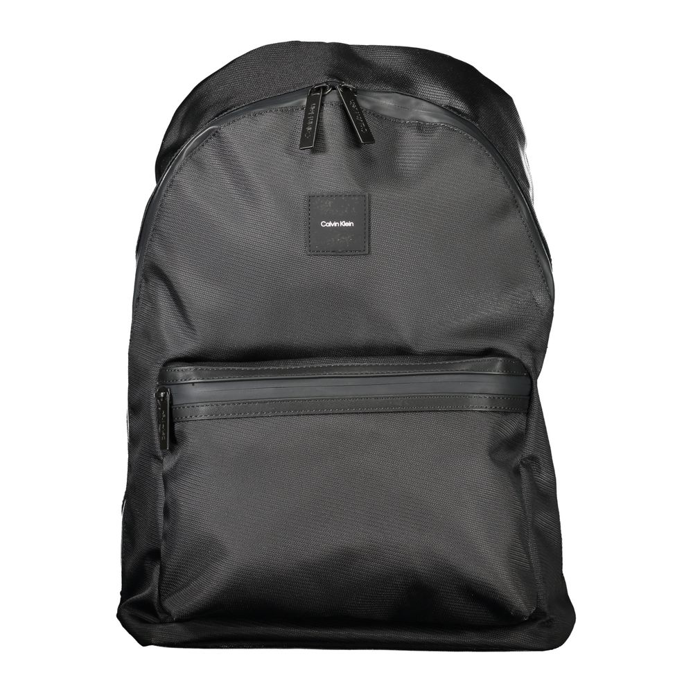 Calvin Klein Black Polyester Men Backpack Calvin Klein