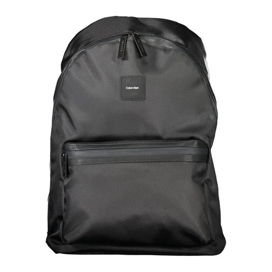 Calvin Klein Black Polyester Men Backpack Calvin Klein