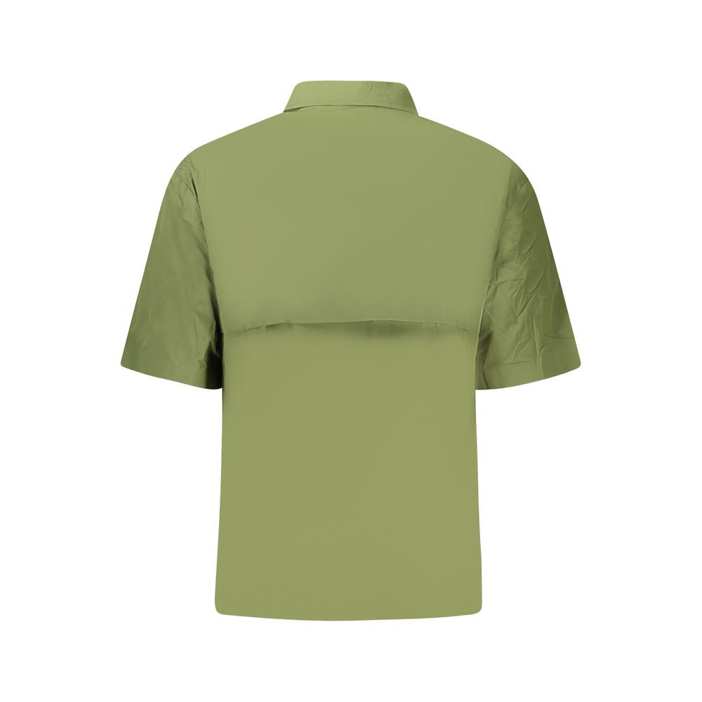 K-WAY Green Polyamide Men Jacket K-WAY