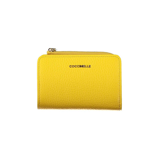 Coccinelle Yellow Leather Women Wallet Coccinelle