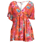 Desigual Rosso Viscosa Womens Dress