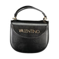Mario Valentino Nero women's polyurethane bag with handle and shoulder strap, stylish and versatile accessory for everyday use