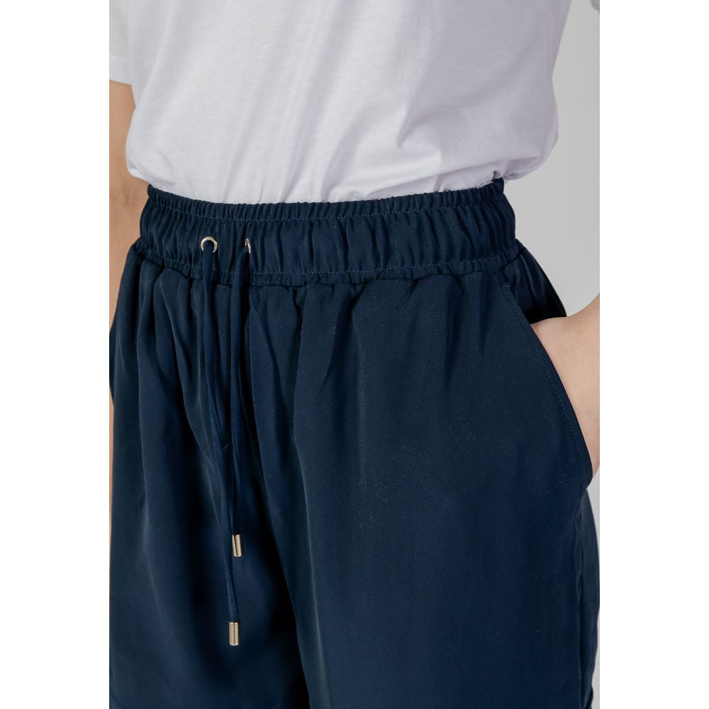 Liu Jo Blue Polyester Pant Liu Jo