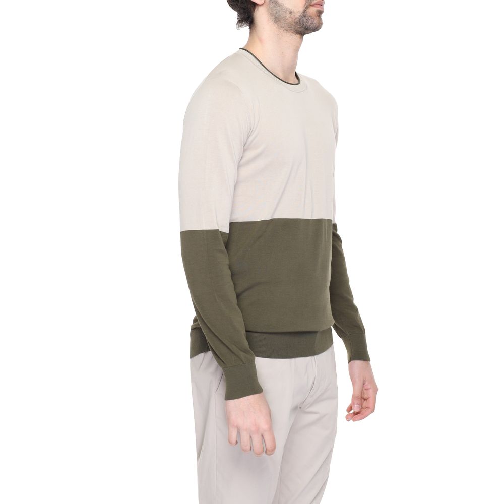 Liu Jo Beige Cotton Sweatshirt Liu Jo