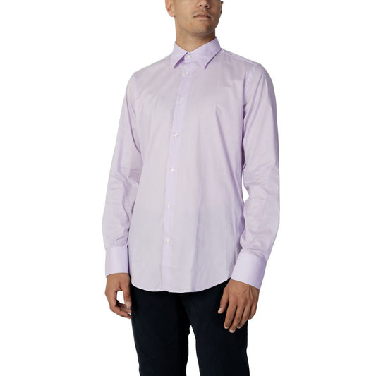 Liu Jo Purple Cotton Shirt Liu Jo