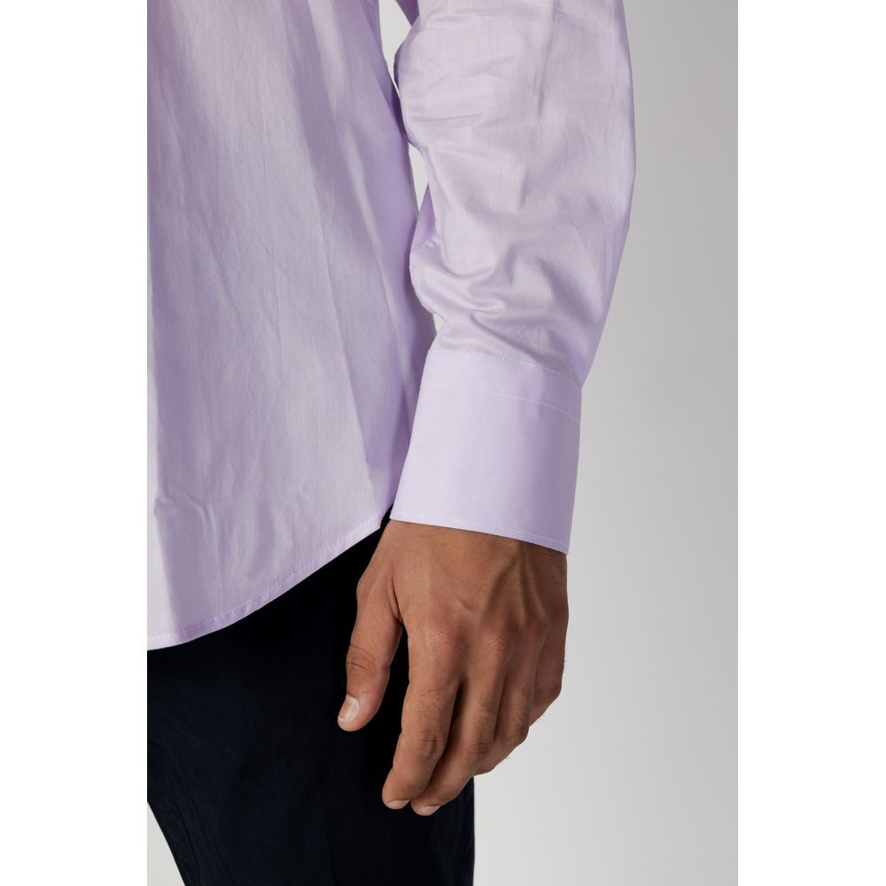 Liu Jo Purple Cotton Shirt Liu Jo
