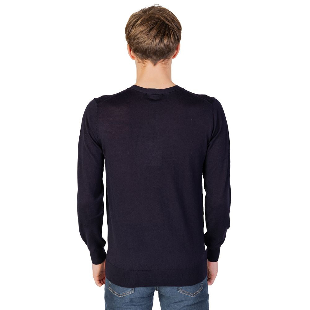 Liu Jo Blue Cotton Sweatshirt Liu Jo