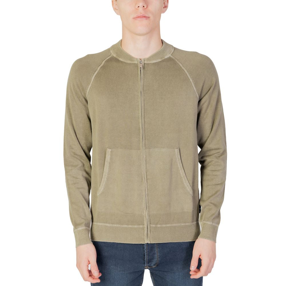 Liu Jo Green Cotton Sweatshirt Liu Jo