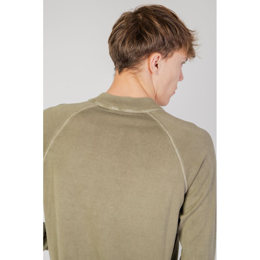 Liu Jo Green Cotton Sweatshirt Liu Jo