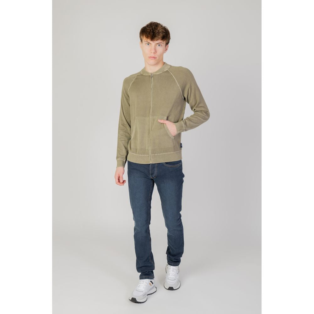 Liu Jo Green Cotton Sweatshirt Liu Jo