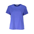 White cotton women's T-shirt by Patrizia Pepe featuring a classic fit and subtle branding details.