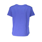 White cotton women's T-shirt from Patrizia Pepe featuring a classic fit and subtle branding on the front.