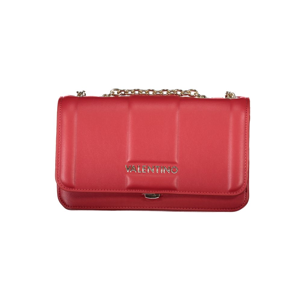 Mario Valentino Rosso Polyurethane Women's Bag - Eljoys Fashion 