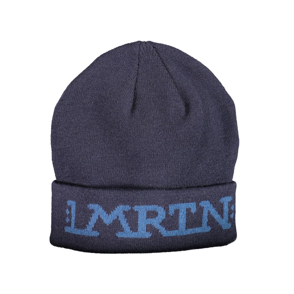 La Martina Blue Acrylic Men Cap La Martina