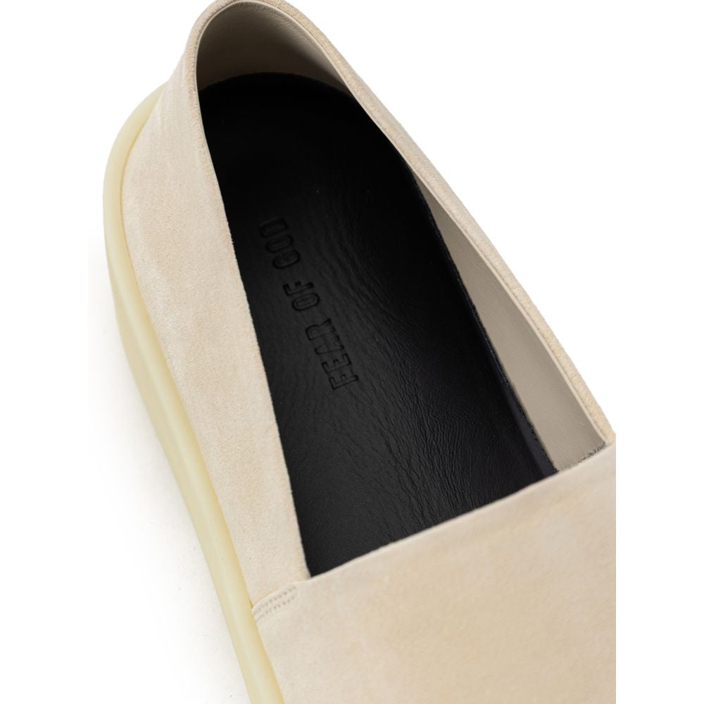 Fear Of God Beige Leather Slip-On Loafer Fear Of God