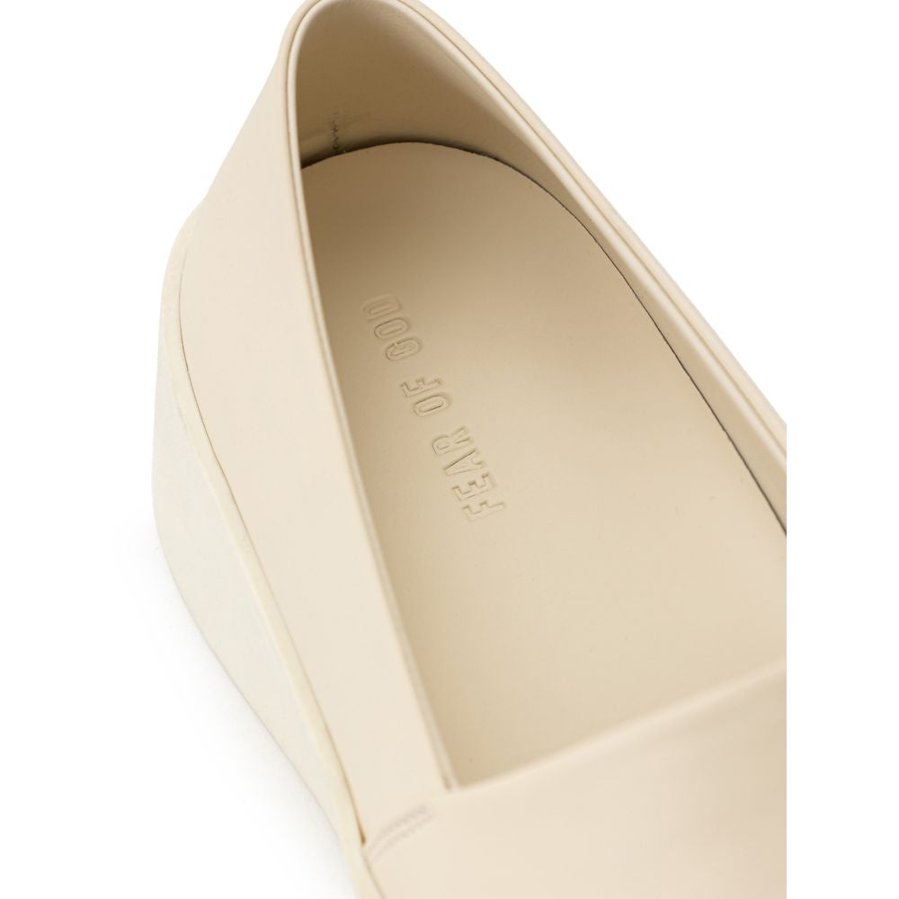 Fear Of God Beige Leather Slip-On Loafer Fear Of God