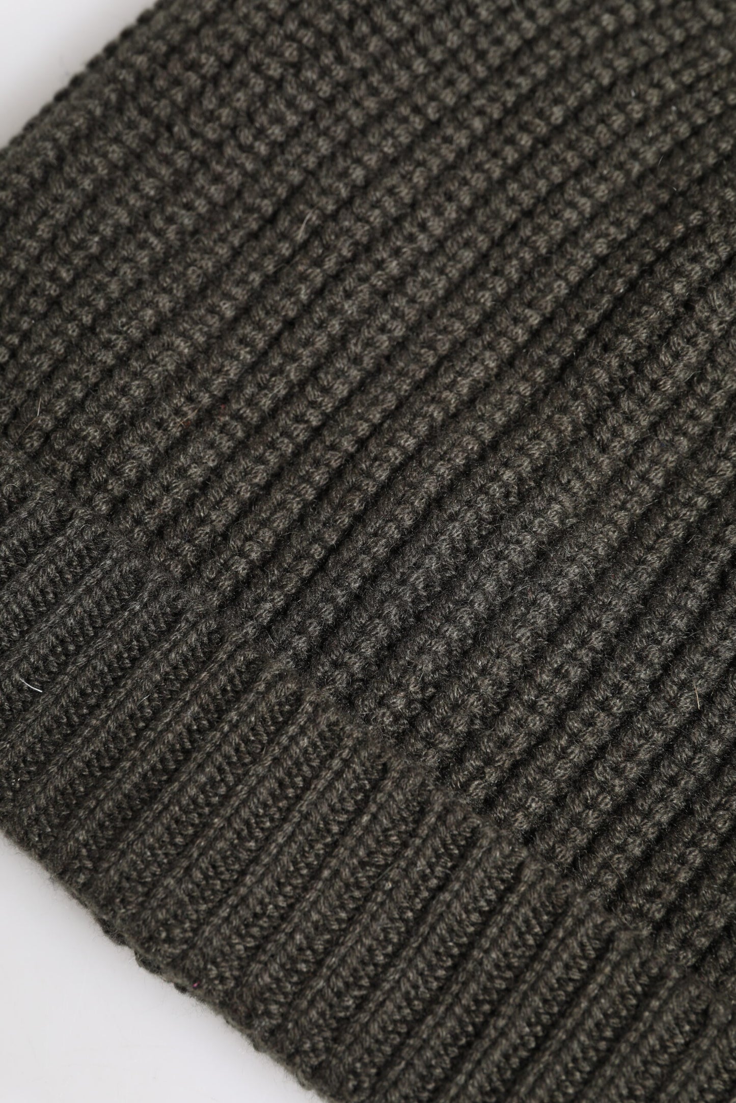Dolce & Gabbana Dark Gray Cashmere Knit Winter Beanie Hat Dolce & Gabbana