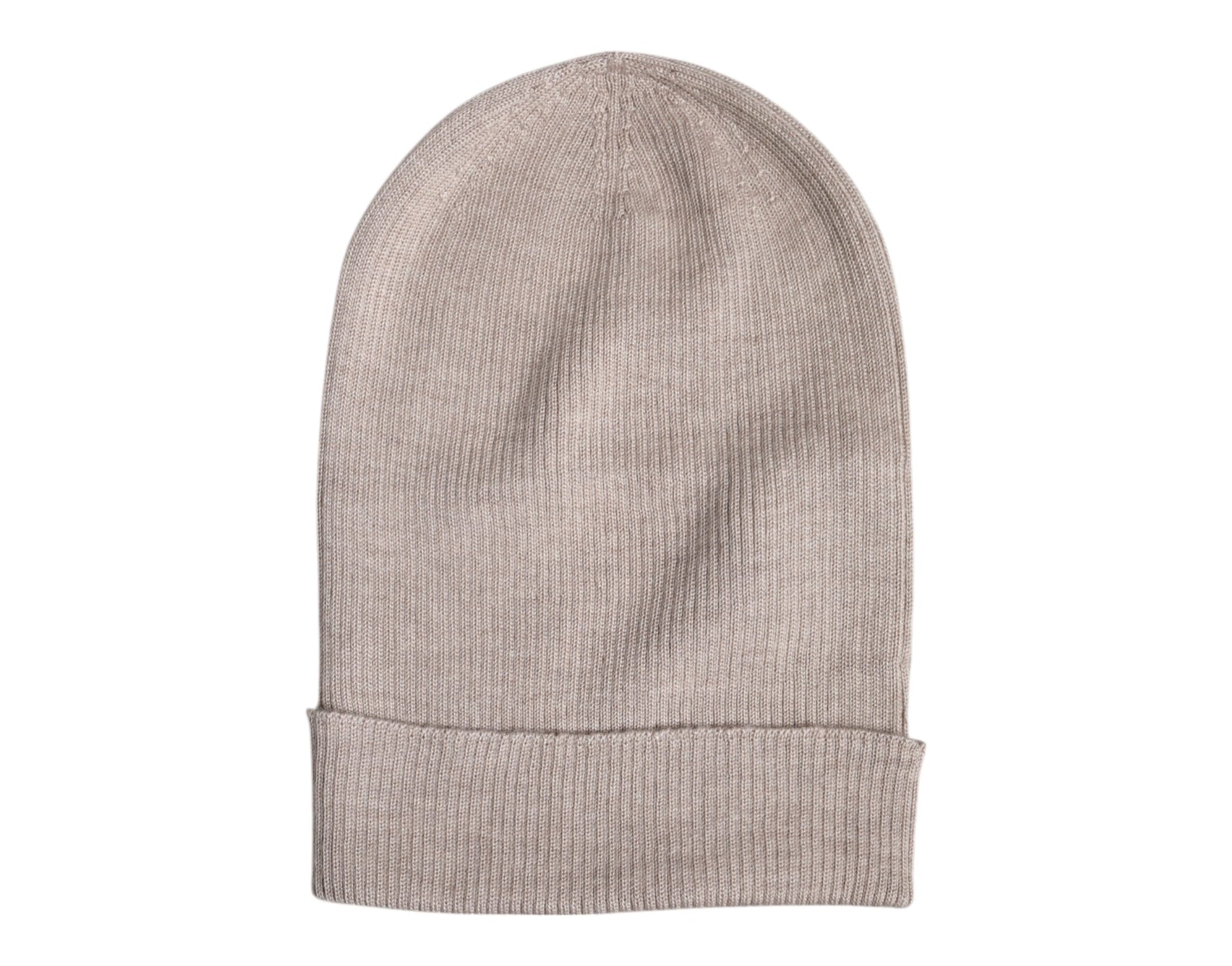 Dolce & Gabbana Beige Cashmere Knitted Winter Beanie Hat Dolce & Gabbana