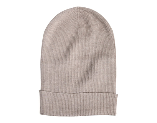 Dolce & Gabbana Beige Cashmere Knitted Winter Beanie Hat Dolce & Gabbana
