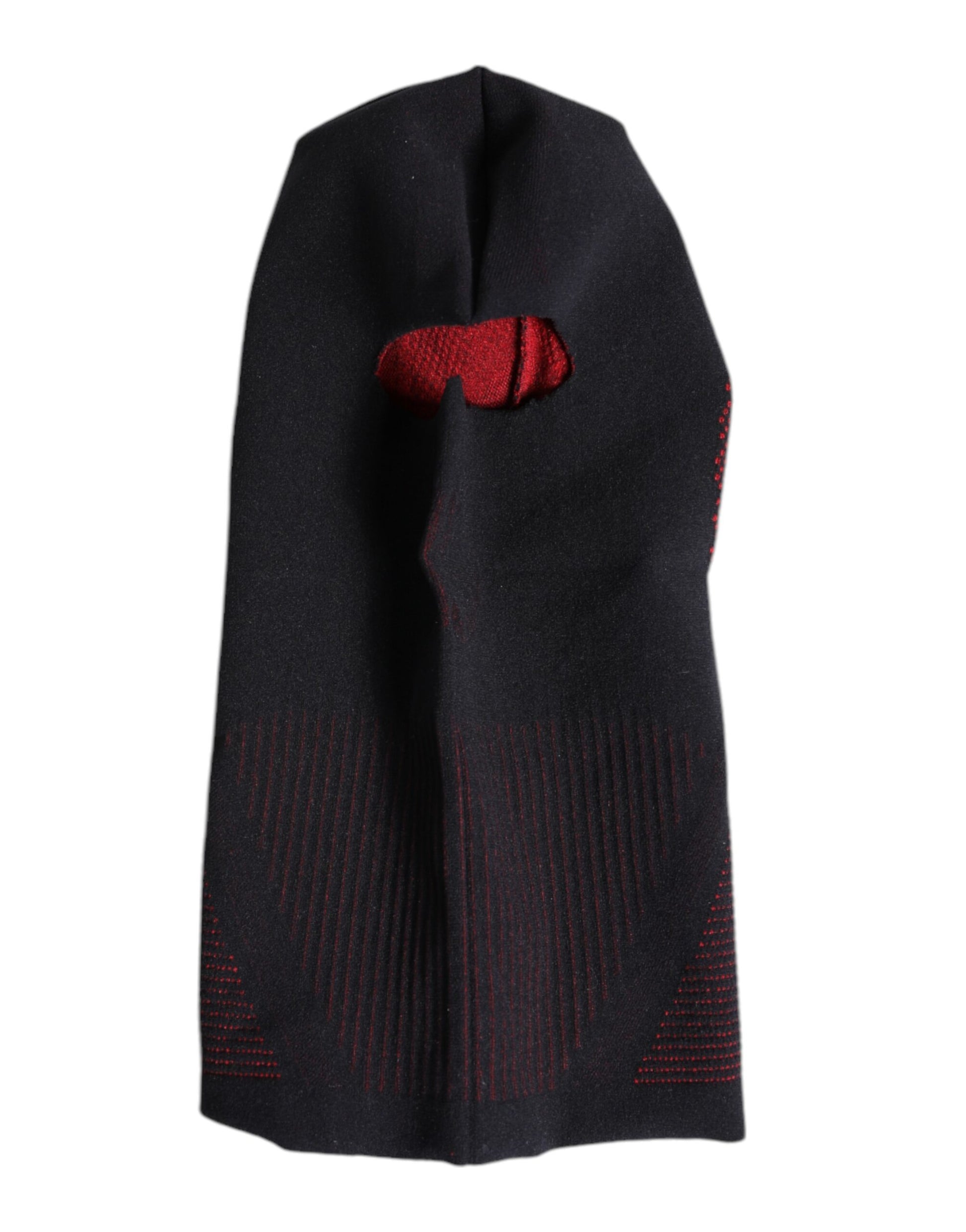 Dolce & Gabbana Black Cotton Knitted Ski Mask Balaclava Hat Dolce & Gabbana