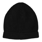 Dolce & Gabbana Black Cashmere Knitted Winter Beanie Hat