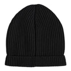 Dolce & Gabbana Black Cashmere Knitted Winter Beanie Hat