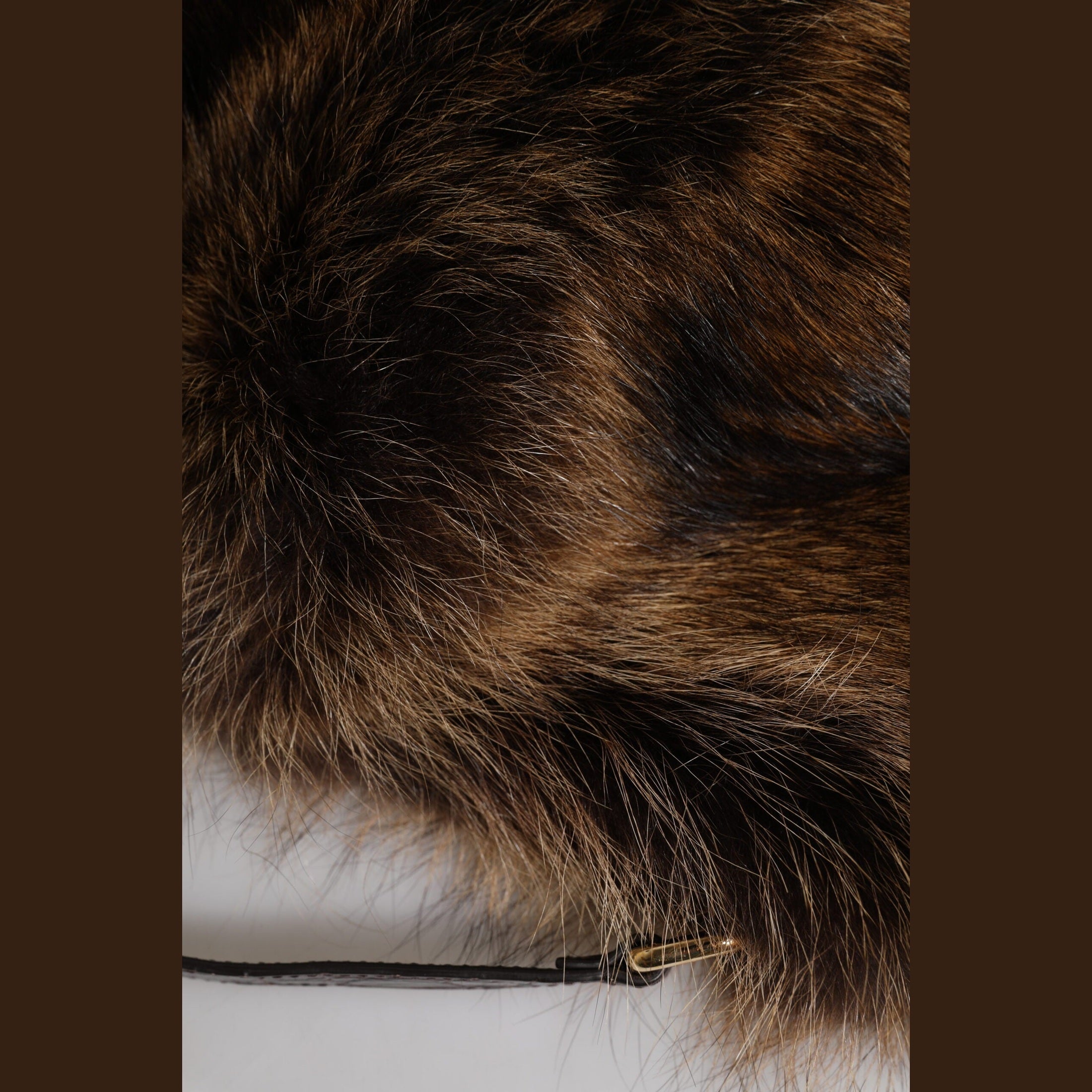 Dolce & Gabbana Brown Fur Women Bucket Hat