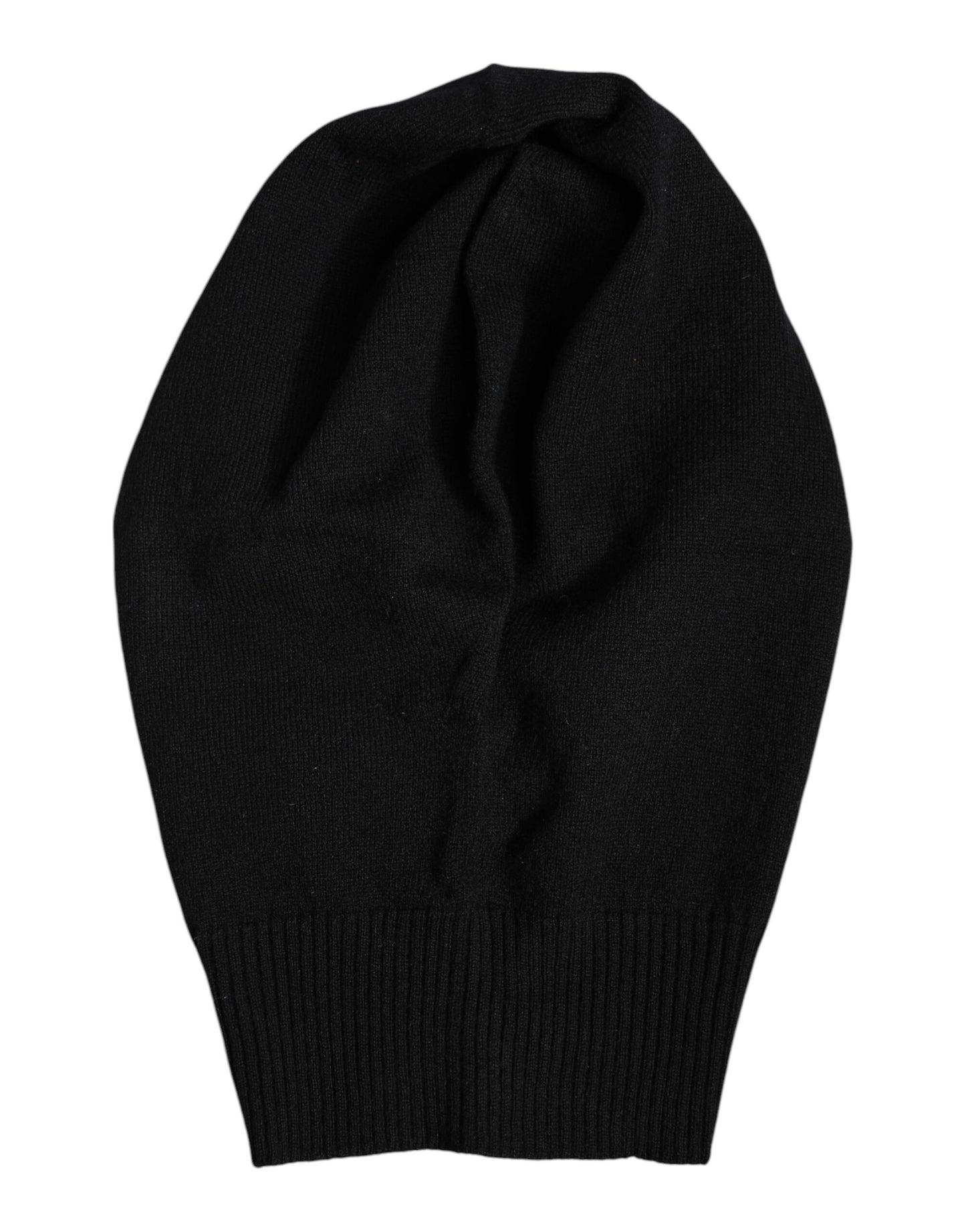 Dolce & Gabbana Black Cashmere Knitted Ski Mask Balaclava Hat Dolce & Gabbana