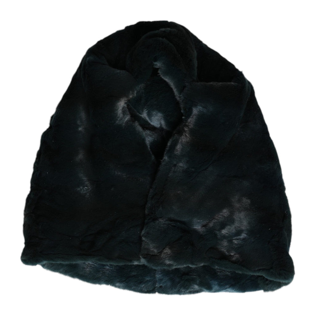 Dolce & Gabbana Black Weasel Fur Womens Beanie Hat