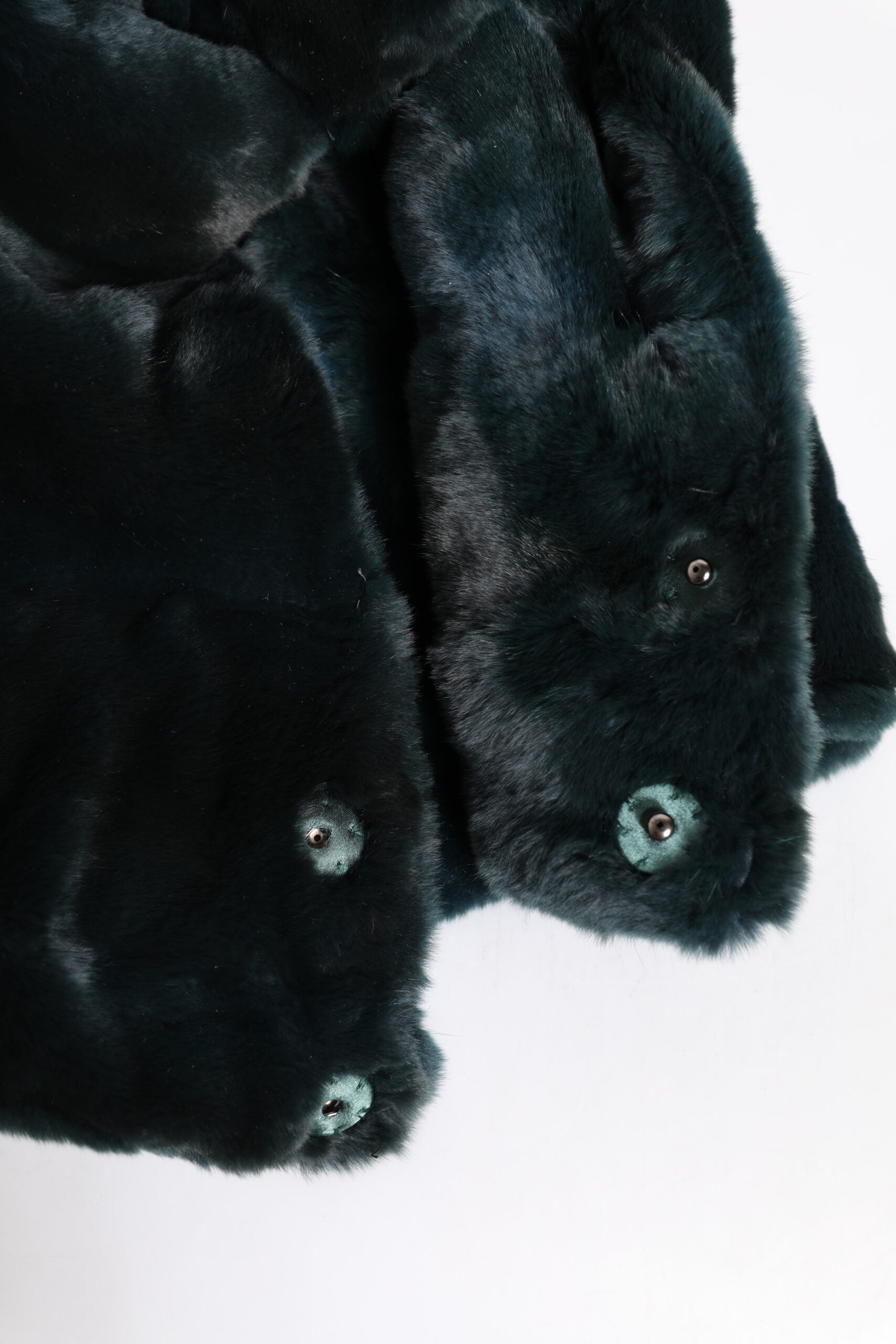 Dolce & Gabbana Black Weasel Fur Womens Beanie Hat Dolce & Gabbana