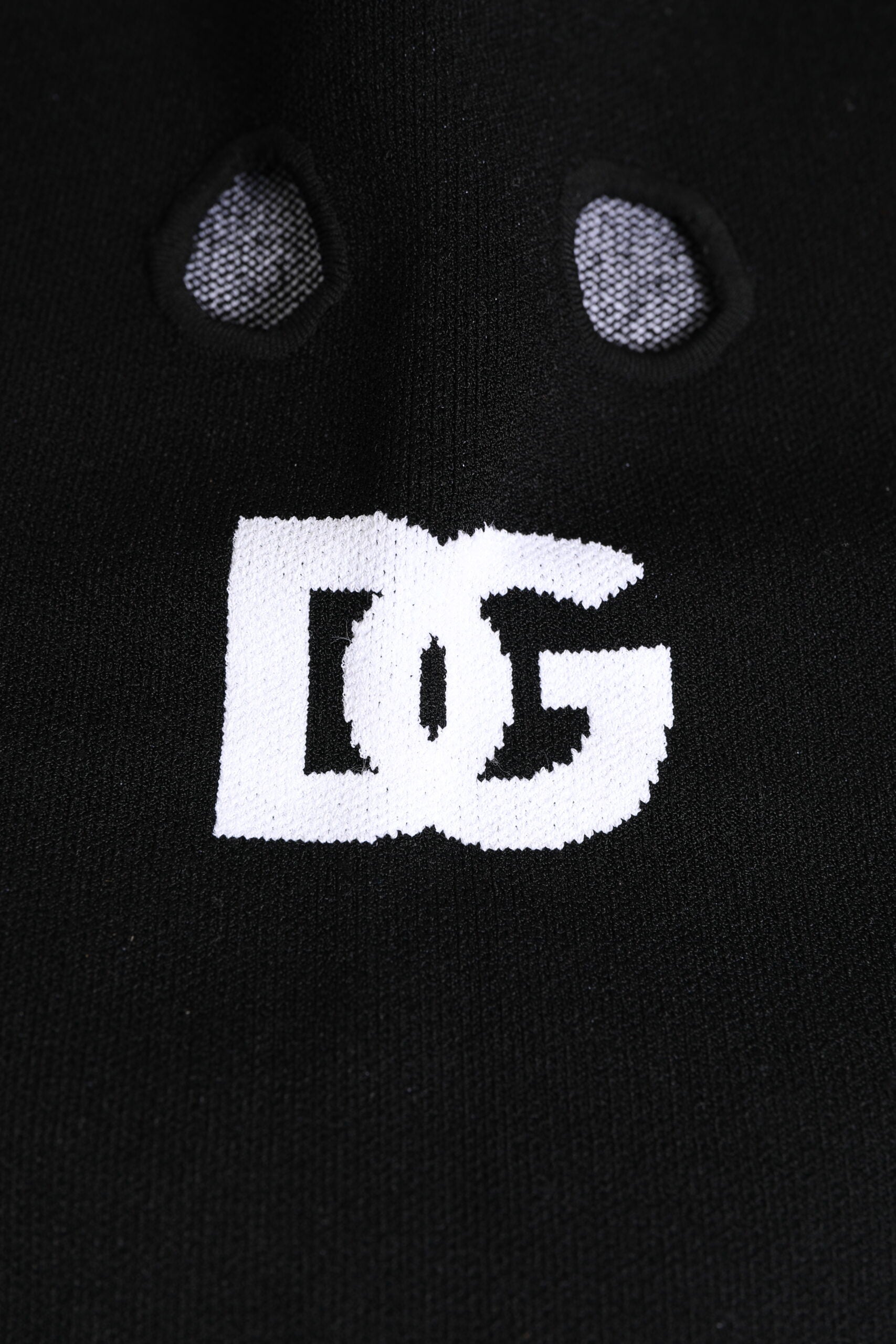 Dolce & Gabbana Black Cashmere Knitted Ski Mask Balaclava Hat Dolce & Gabbana