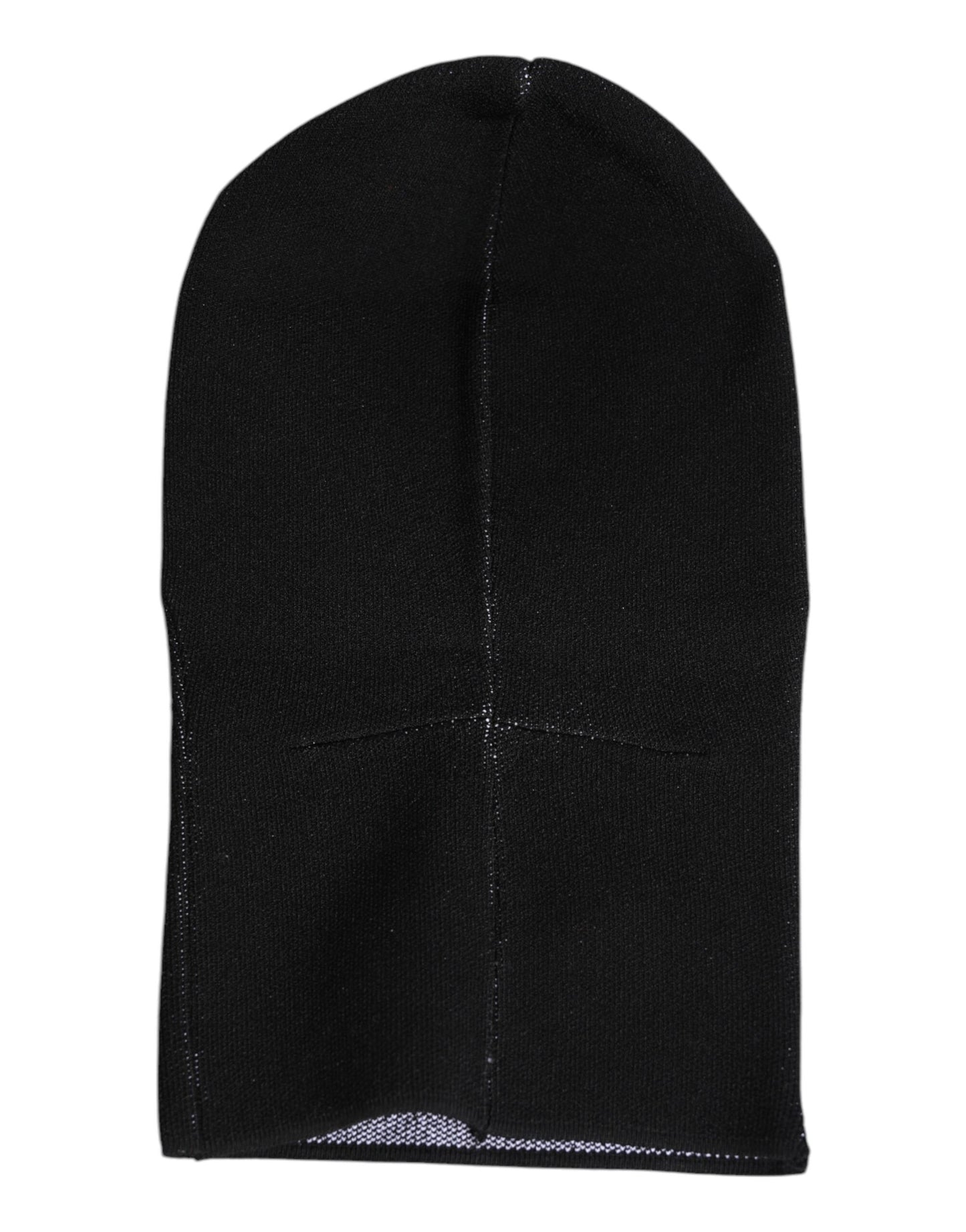 Dolce & Gabbana Black Cashmere Knitted Ski Mask Balaclava Hat Dolce & Gabbana