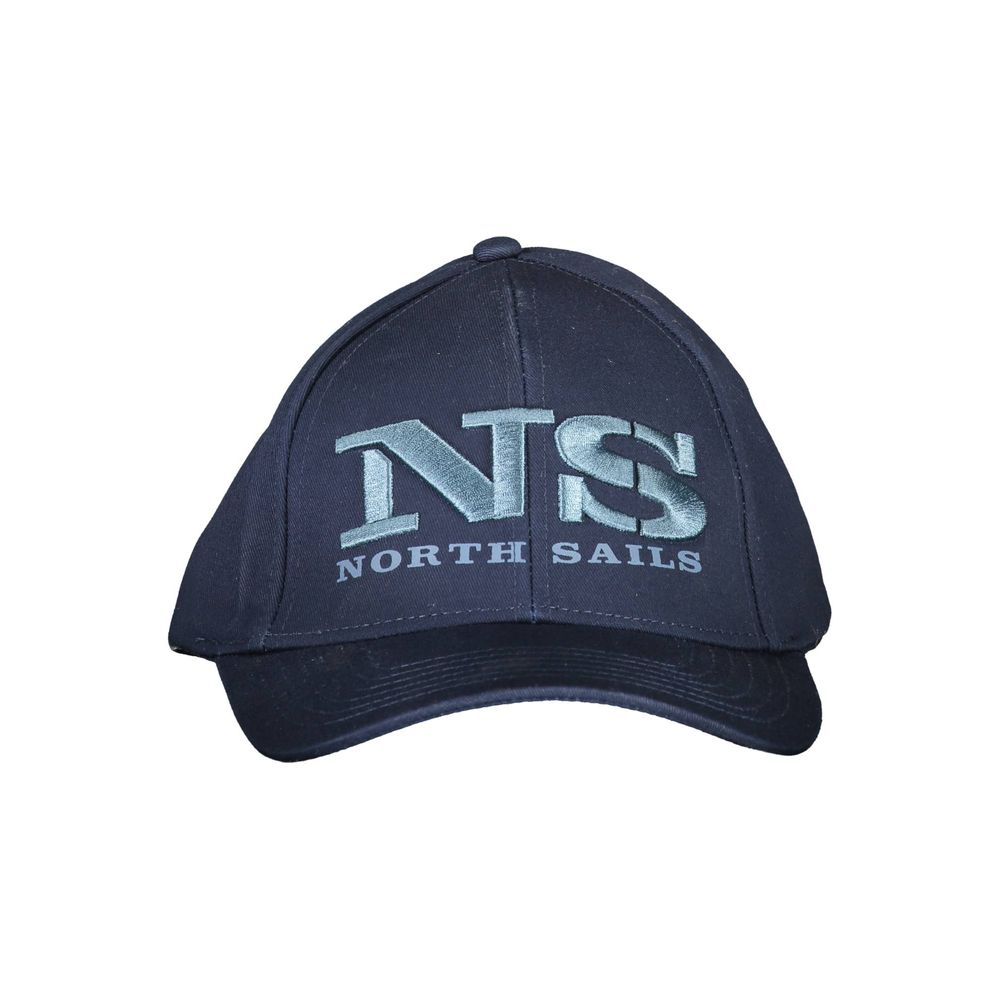 North Sails Blue Cotton Men Cap North Sails