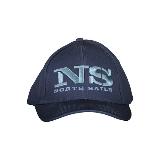 North Sails Blue Cotton Men Cap North Sails