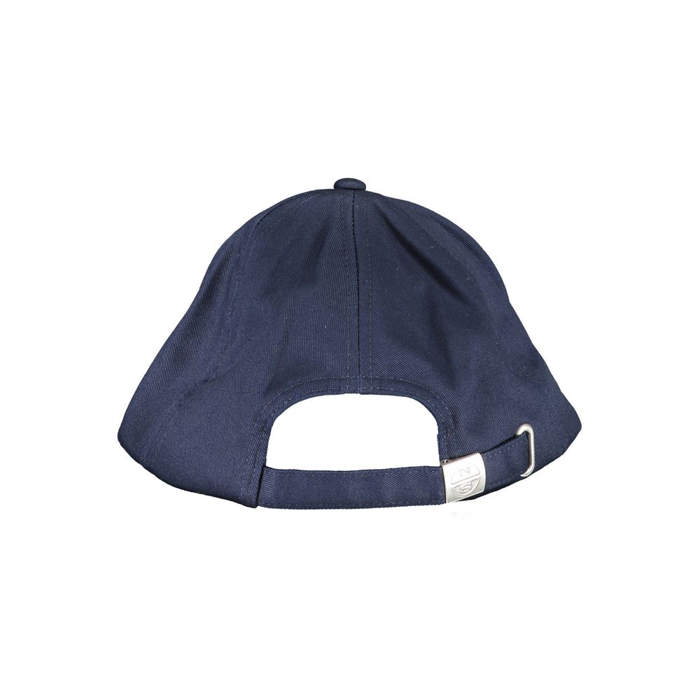 North Sails Blue Cotton Men Cap North Sails