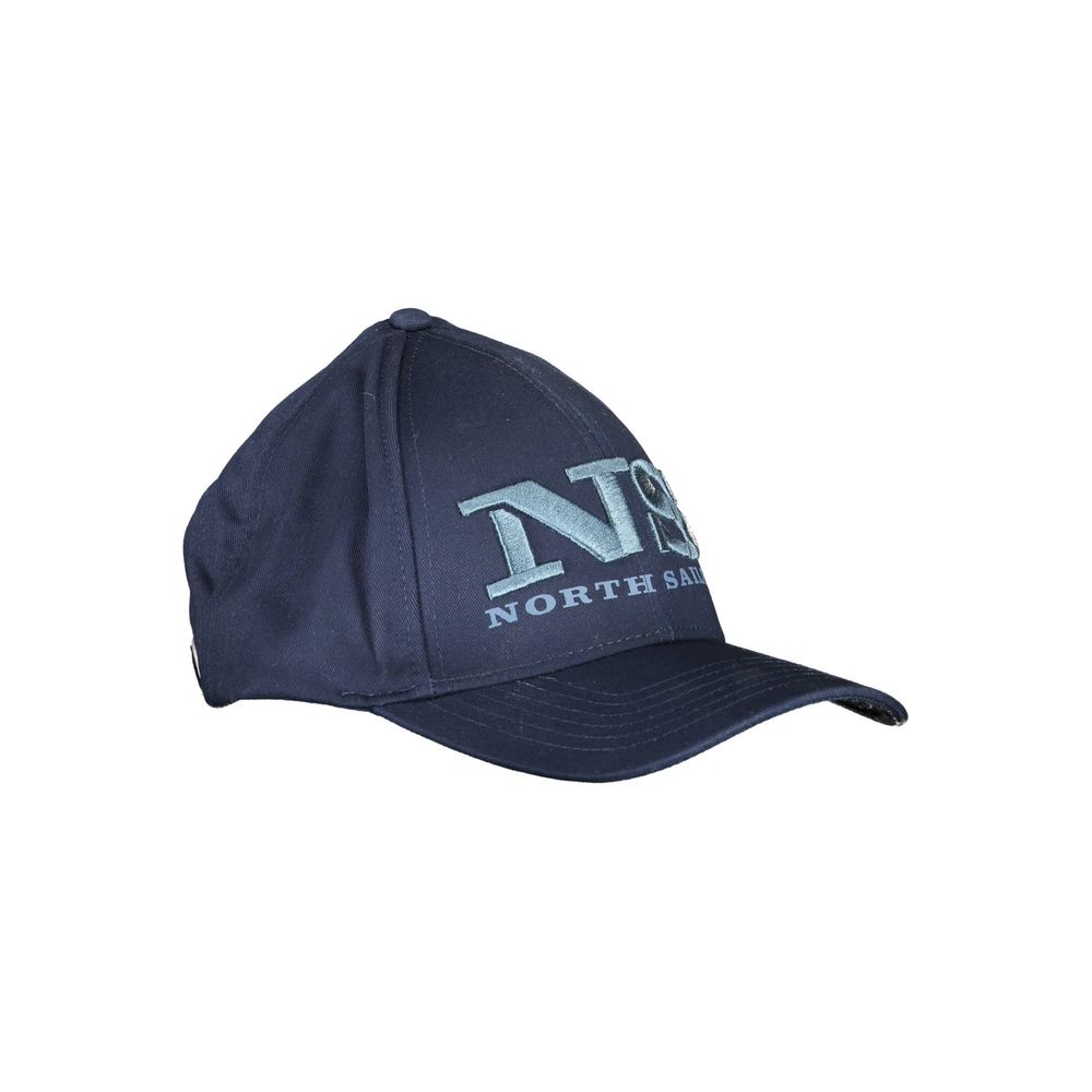 North Sails Blue Cotton Men Cap North Sails