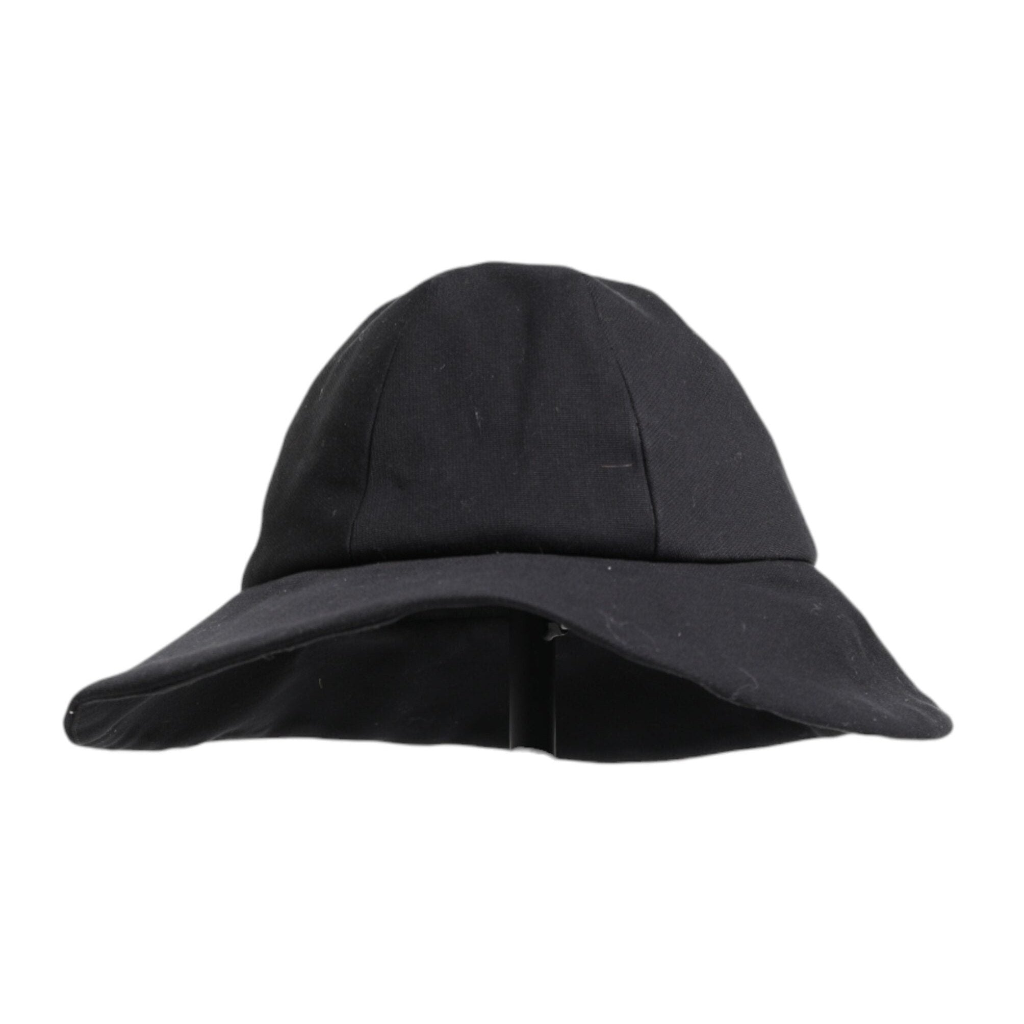 Dolce & Gabbana Black Cotton Wide Brim Bucket Hat