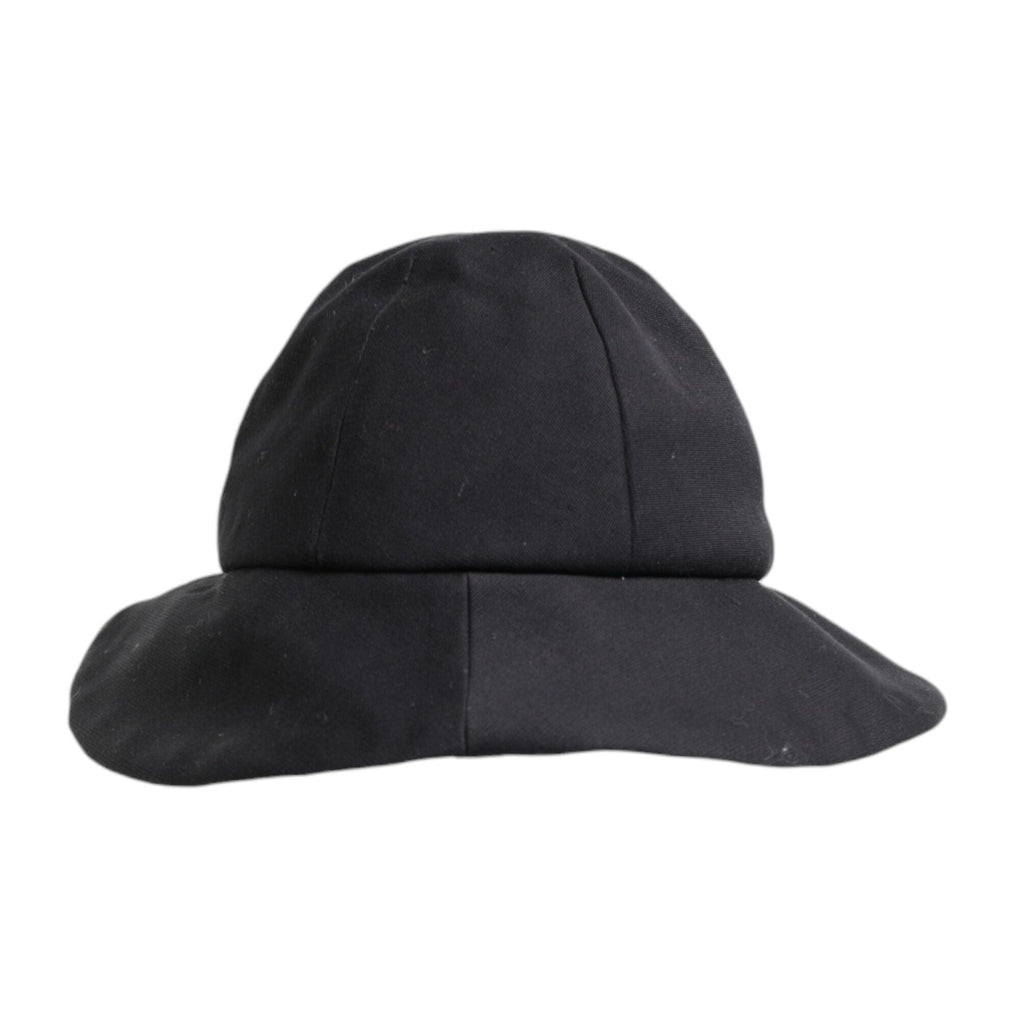 Dolce & Gabbana Black Cotton Wide Brim Bucket Hat