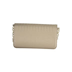 Beige Mario Valentino women's polyurethane bag with stylish design and sleek appearance, perfect for everyday use.