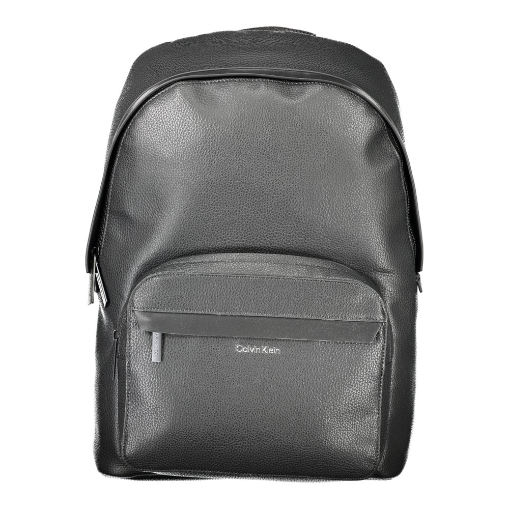 Calvin Klein Black Polyester Men Backpack Calvin Klein