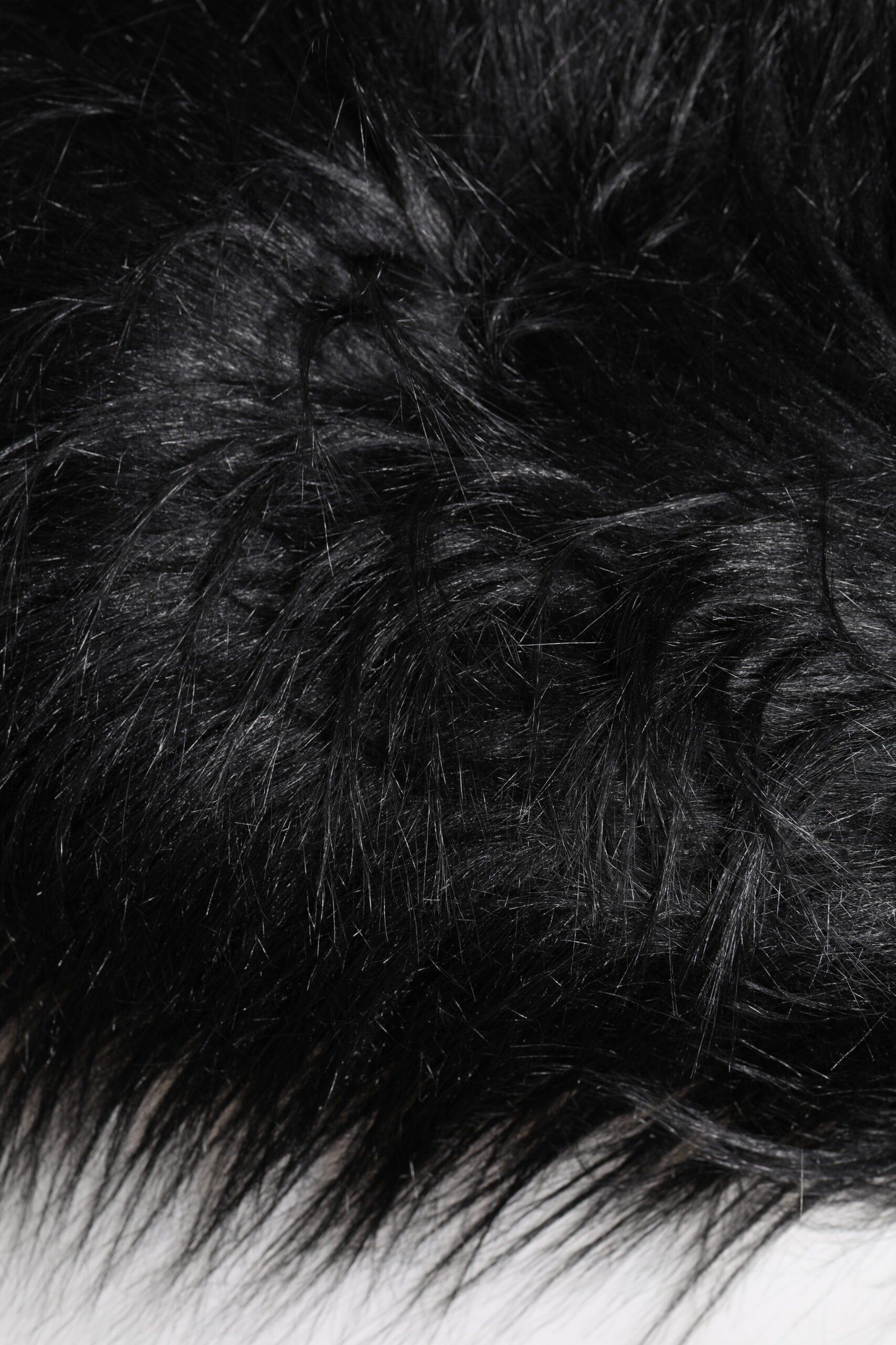 Dolce & Gabbana Black Acrylic Fur Womens Bucket Hat Dolce & Gabbana