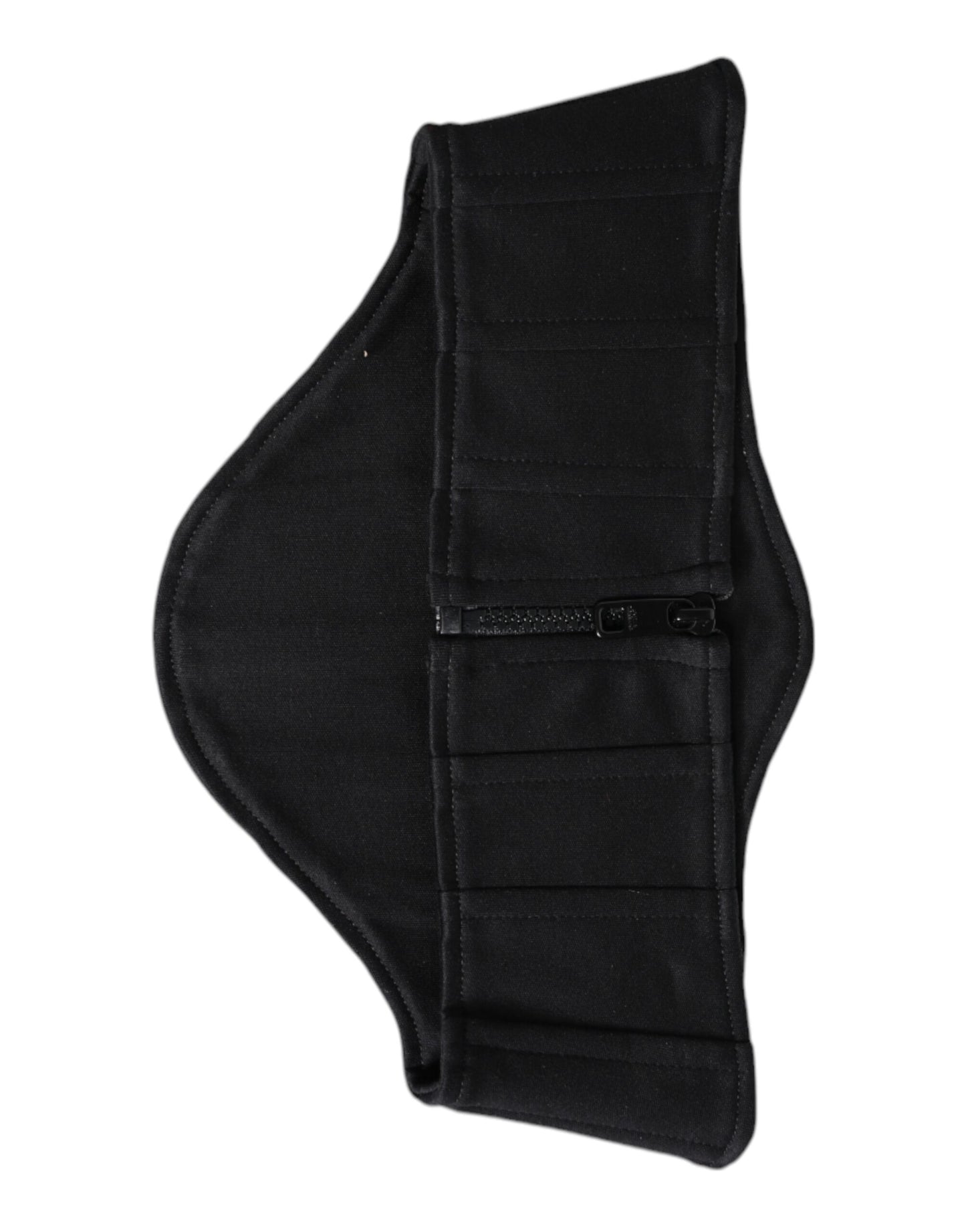Dolce & Gabbana Black Cotton Waist Tuxedo Belt Cummerbund Dolce & Gabbana